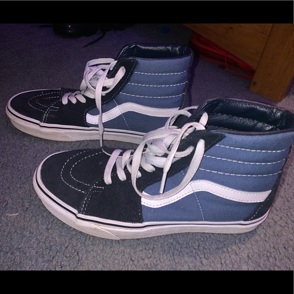2 tone blue vans